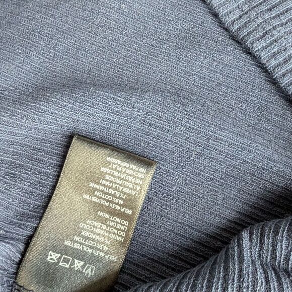 Urban Outfitters navy side button rib knit mini skirt size M nwt - Picture 7 of 8